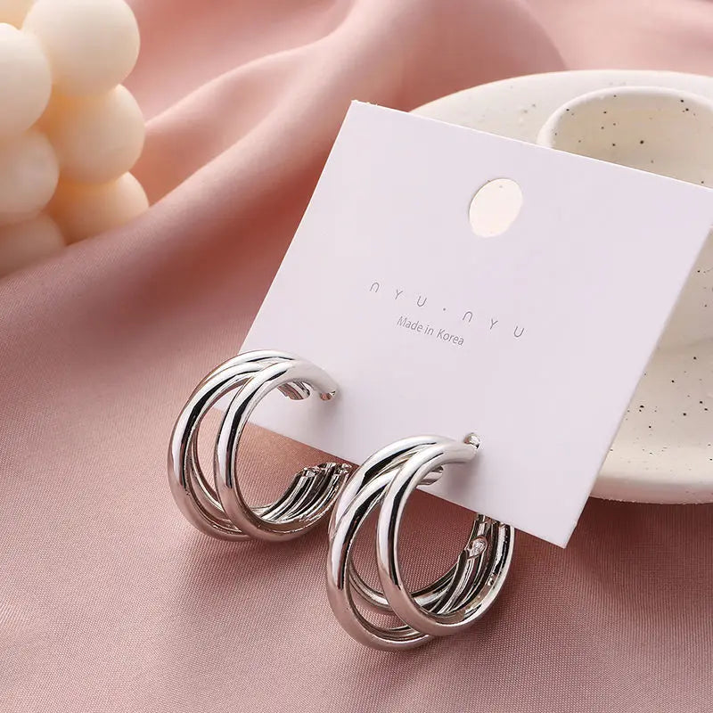 Clip on Hoop Earrings