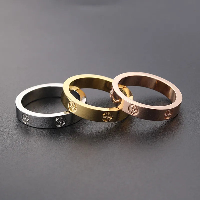 Band Ring with or without Cubic Zirconia