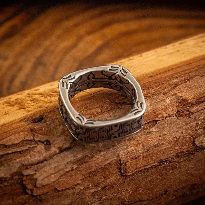 Celtic Knot Square Vintage Ring