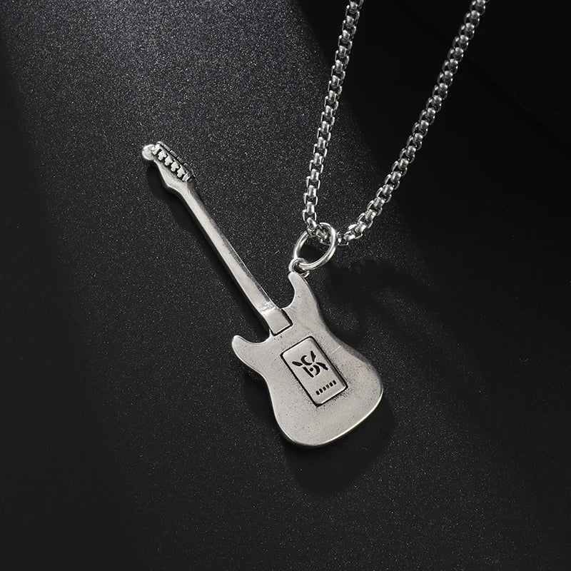 Rock Guitar Necklace