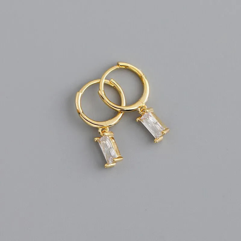 2 Piece Stainless Steel Small Hoop Earrings