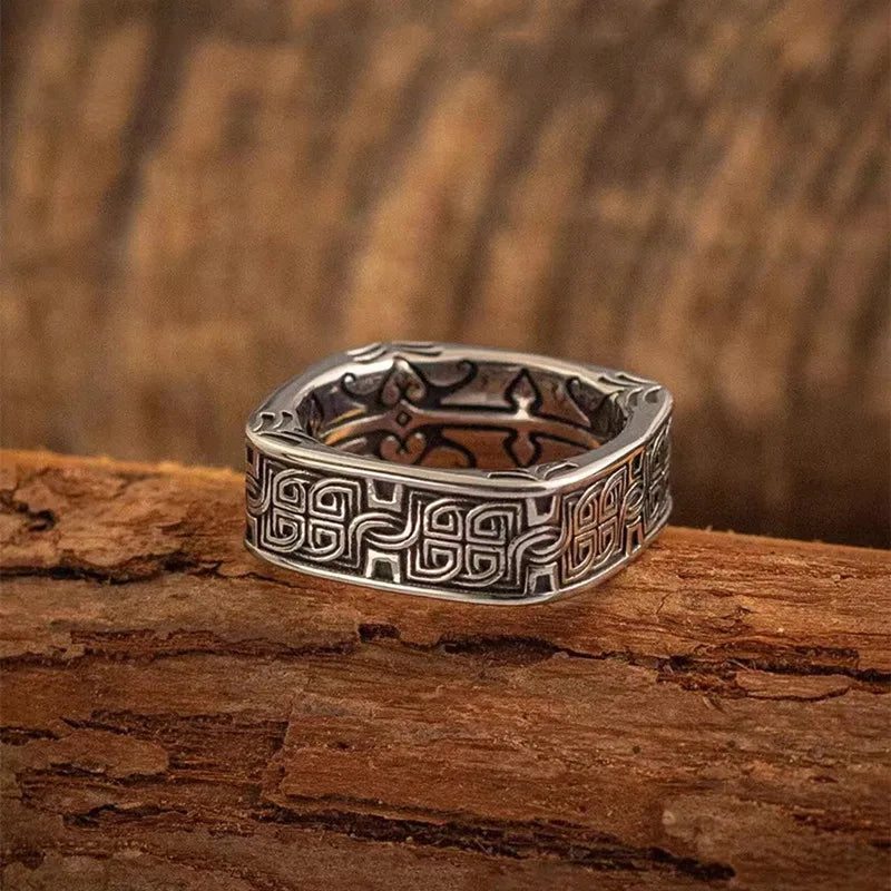 Celtic Knot Square Vintage Ring