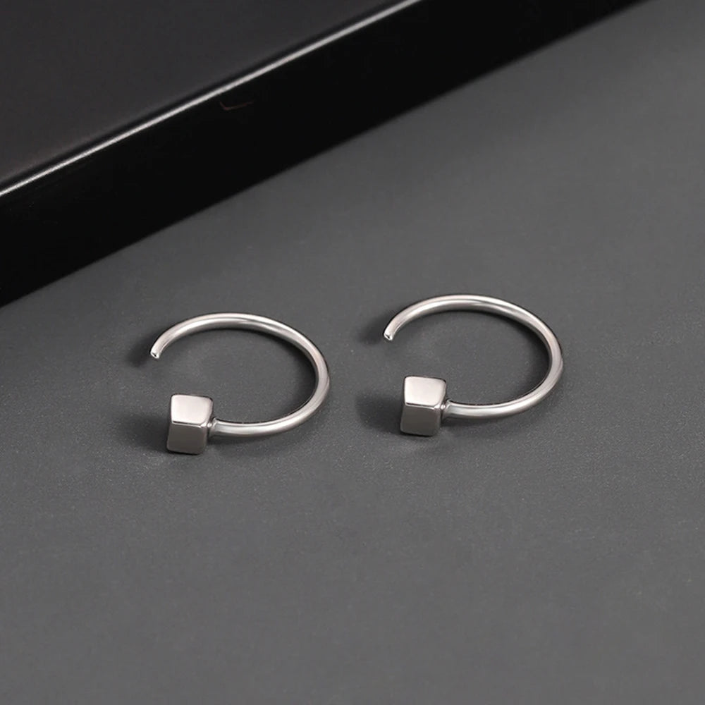 Minimalist Square Stud Earrings