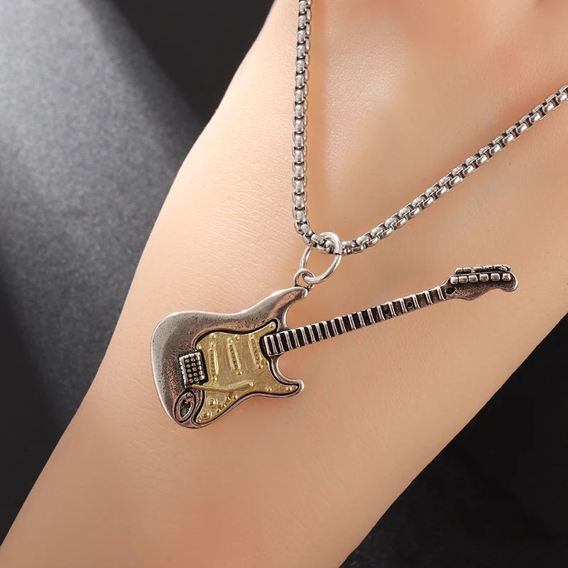 Rock Guitar Necklace