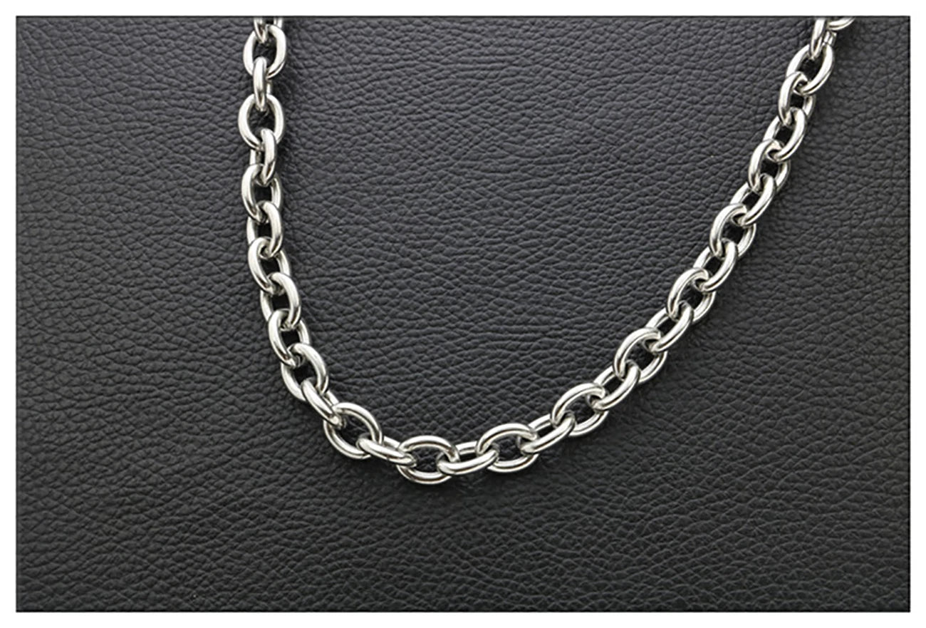 Stainless Steel Wide O-Chain Necklace