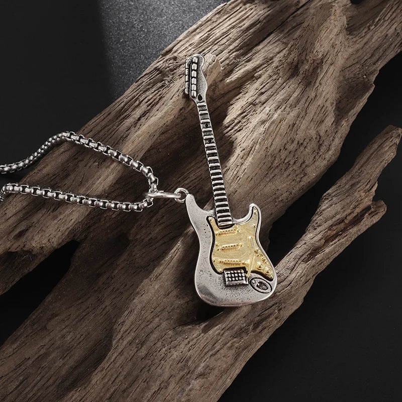 Rock Guitar Necklace