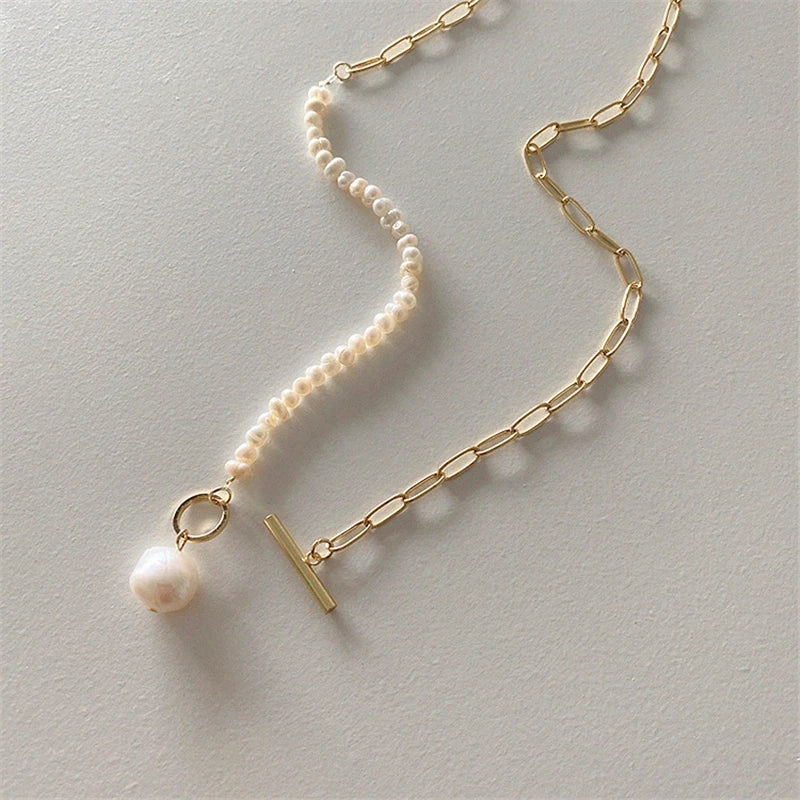 Natural Baroque Pearl Necklace